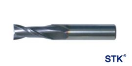 EM810 เอ็นมิลคาร์ไบด์ (2 Flutes) (mm) เคลือบTIALN-สีม่วง Ultra Micro Gain